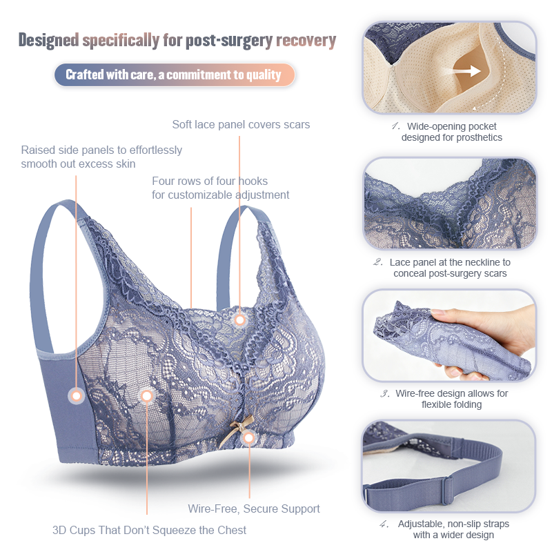 Post breast surgery bra, power - Mastectomy Bra Pocket ulasan dan harga