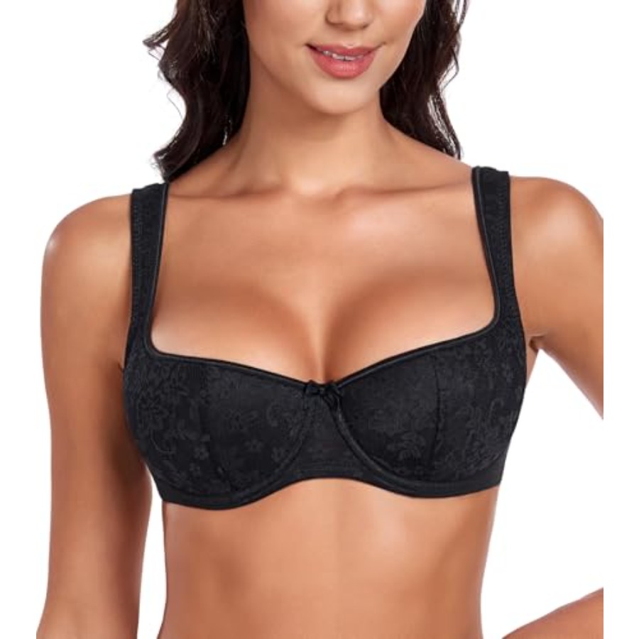 DotVol Women's Lightly Padded  - Demi Bra Balconette ulasan dan harga