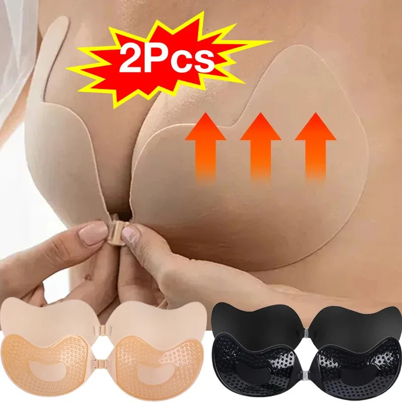 Strapless Sticky Push-Up Bra f - Backless Bra Sticky ulasan dan harga
