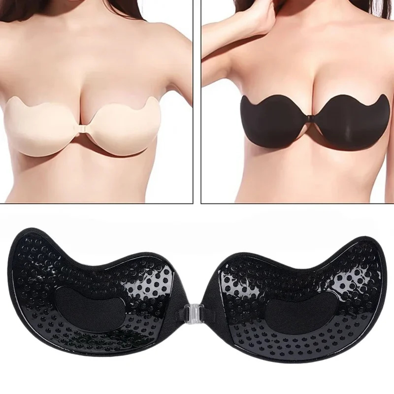Strapless Sticky Push-Up Bra f - Backless Bra Sticky ulasan dan harga