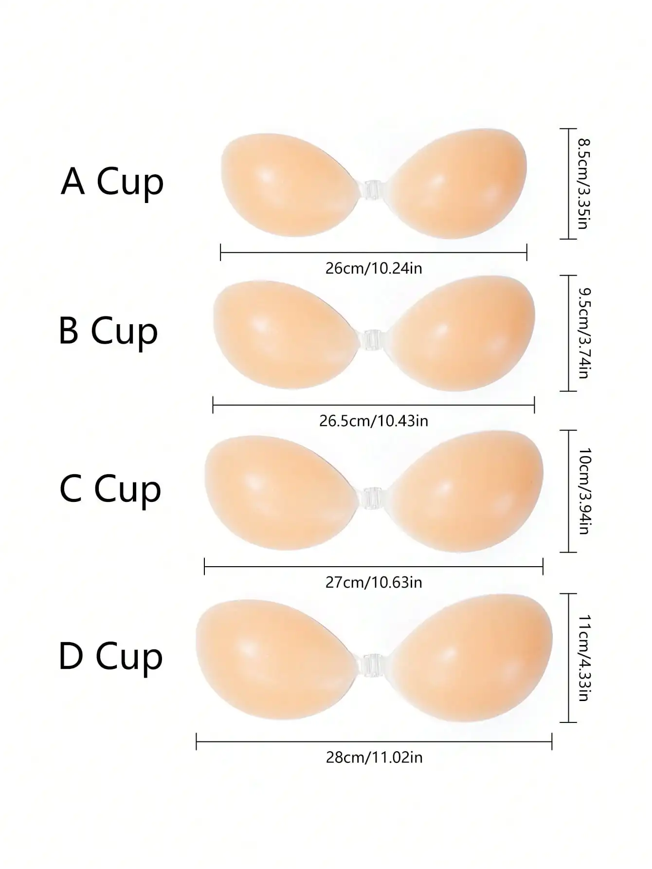 1pc Women's Silicone Sticky Br - Strapless Bra Adhesive ulasan dan harga