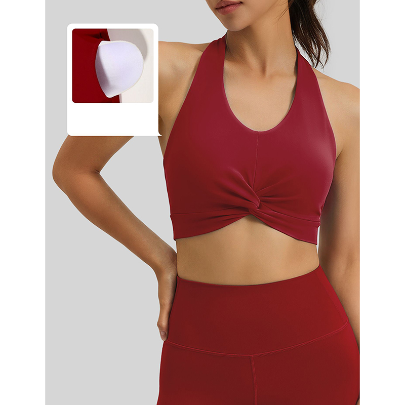 New Women Halter Neck Sports B - Underwire Bra Padded ulasan dan harga