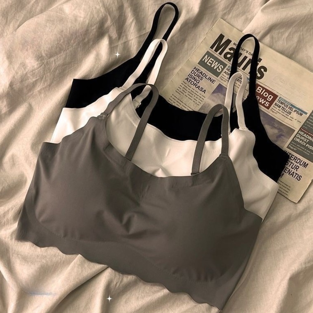 Seamless Bra for Women Ice Sil - Sleep Bra Bralette ulasan dan harga