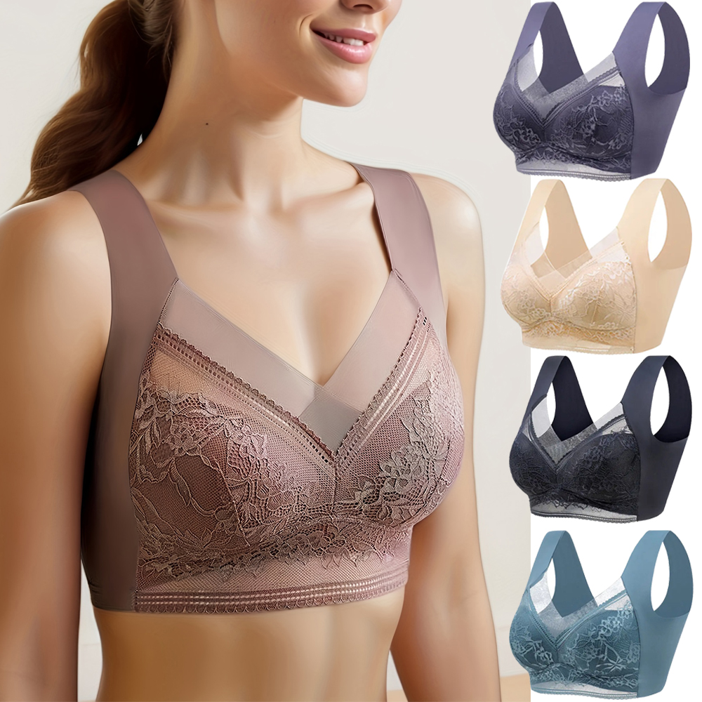 L-6L Women Large Bra Push Up I - Lace Bralette Set ulasan dan harga
