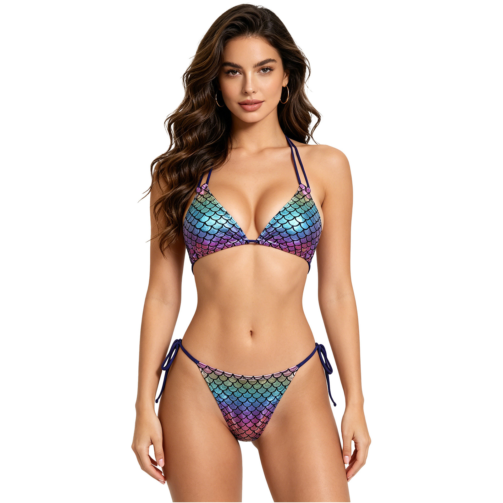 Women's Mermaid Bikini Swimsui - Underwire Bra Padded ulasan dan harga