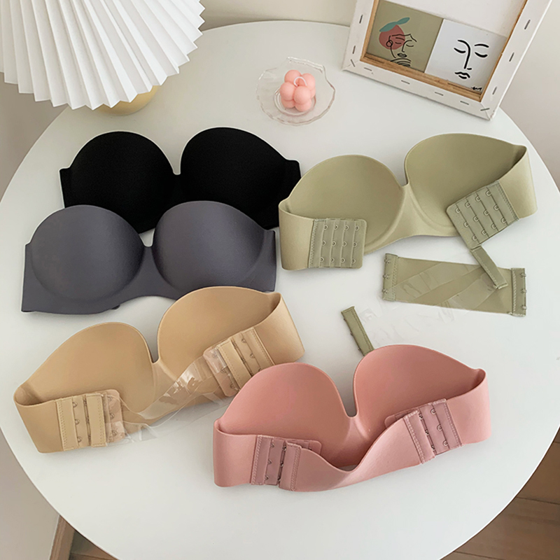 FINETOO Sexy Strapless Bras Wo - T Shirt Bra Seamless ulasan dan harga